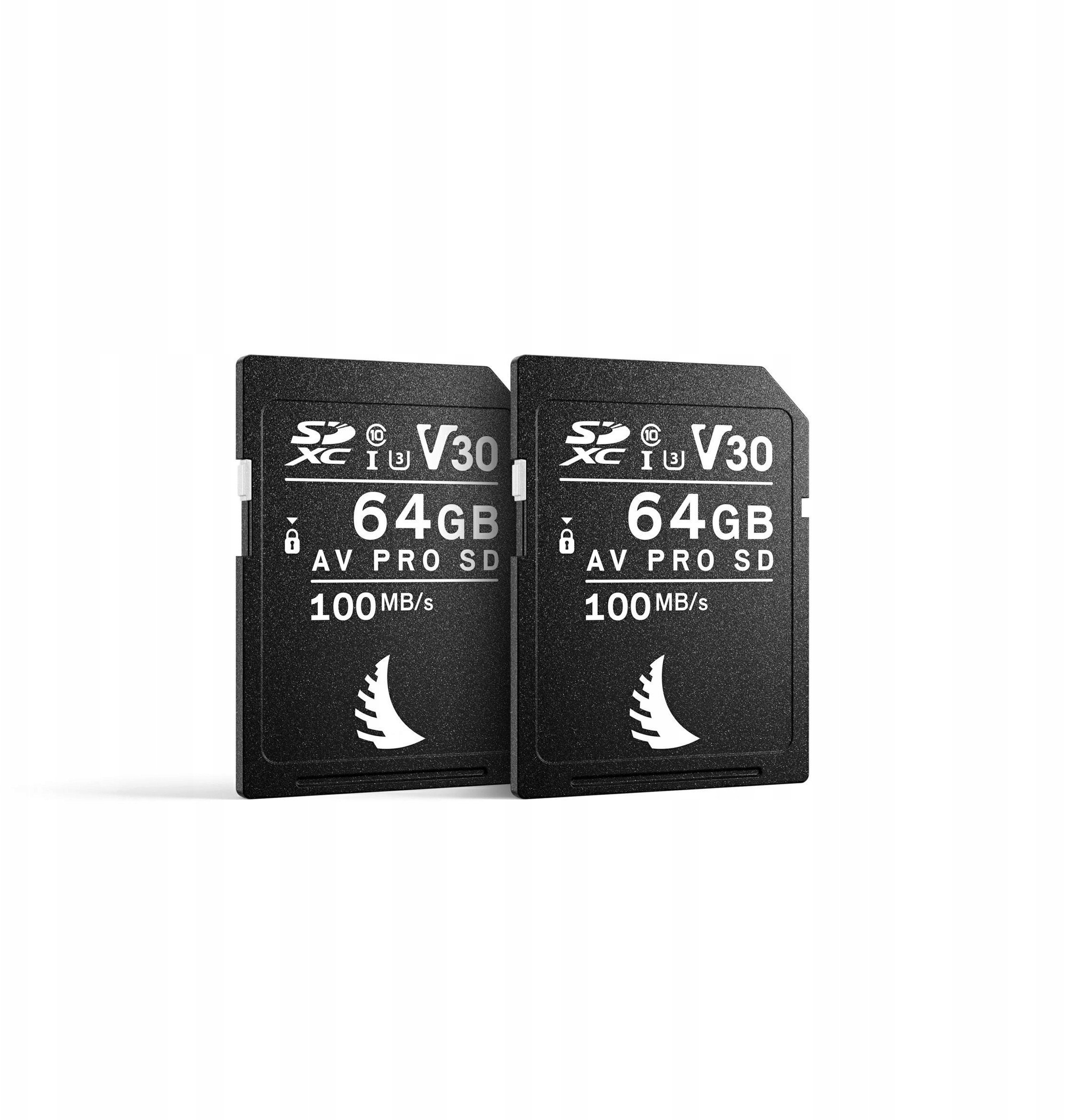 Мемориска картичка Angelbird Match Pack Canon SDXC, 2x64GB, V30, црна