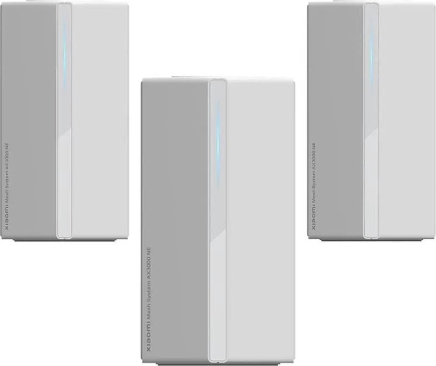 Sistem mesh Wi-Fi Xiaomi AX3000 NE, Wi-Fi 6, set 3 pjesë, i bardhë
