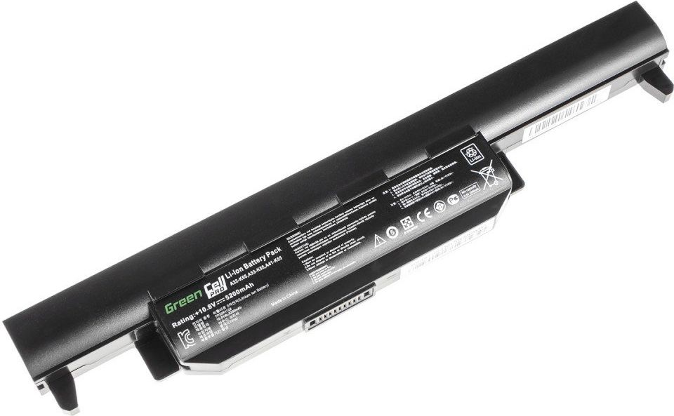 Bateri laptopi Green Cell A32 K55 A33 K55 AS37PRO, zëvendësuese për Asus K55 A55 K75, e zezë