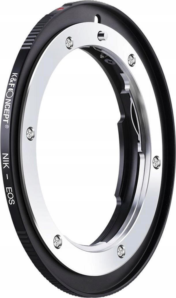 Adapter objektivi K&amp;F Concept KF06.088, Nikon F në Canon EOS EF EF-S, bronz dhe alumin