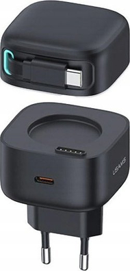 Adapter karikues USAMS, 1x USB C, 35W PD QC, i zi