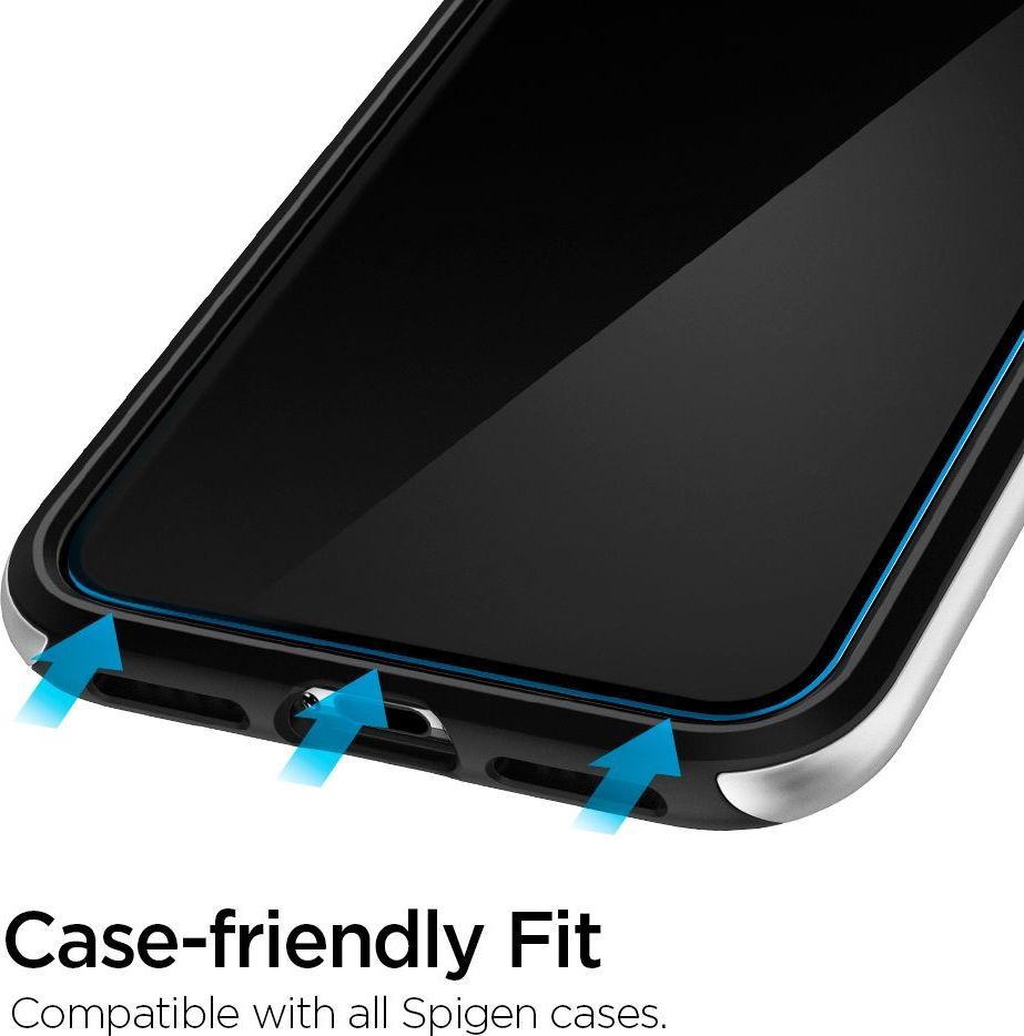 Xham mbrojtës Spigen Alm Glas Tr Slim 2-Pack, për Iphone 11 Universal