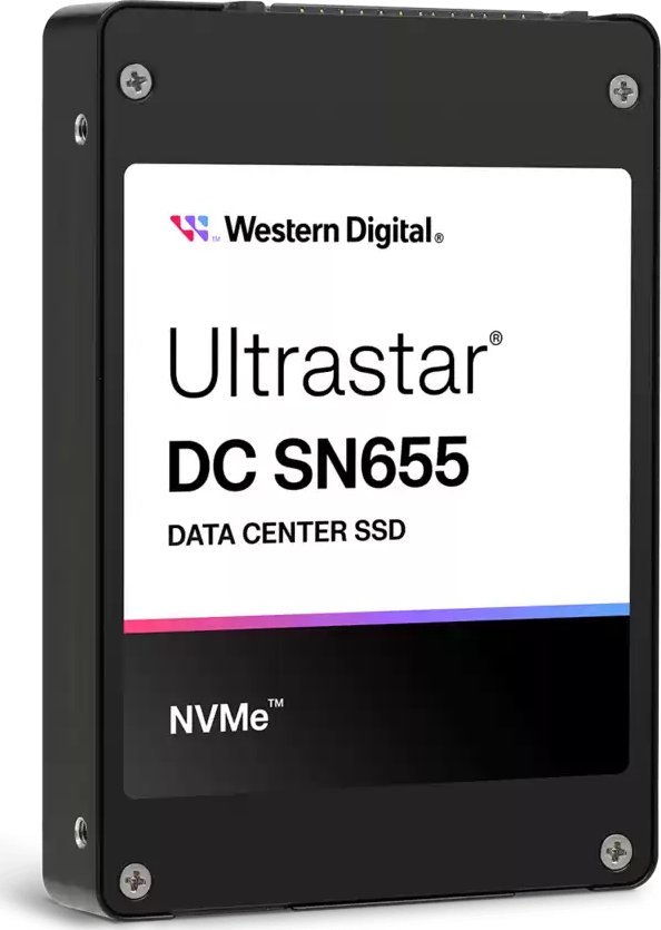 Disk WD Ultrastar DC SN655, 15.4TB, U.3, PCI-E x4 Gen 4 NVMe, 6800MB/s, i zi