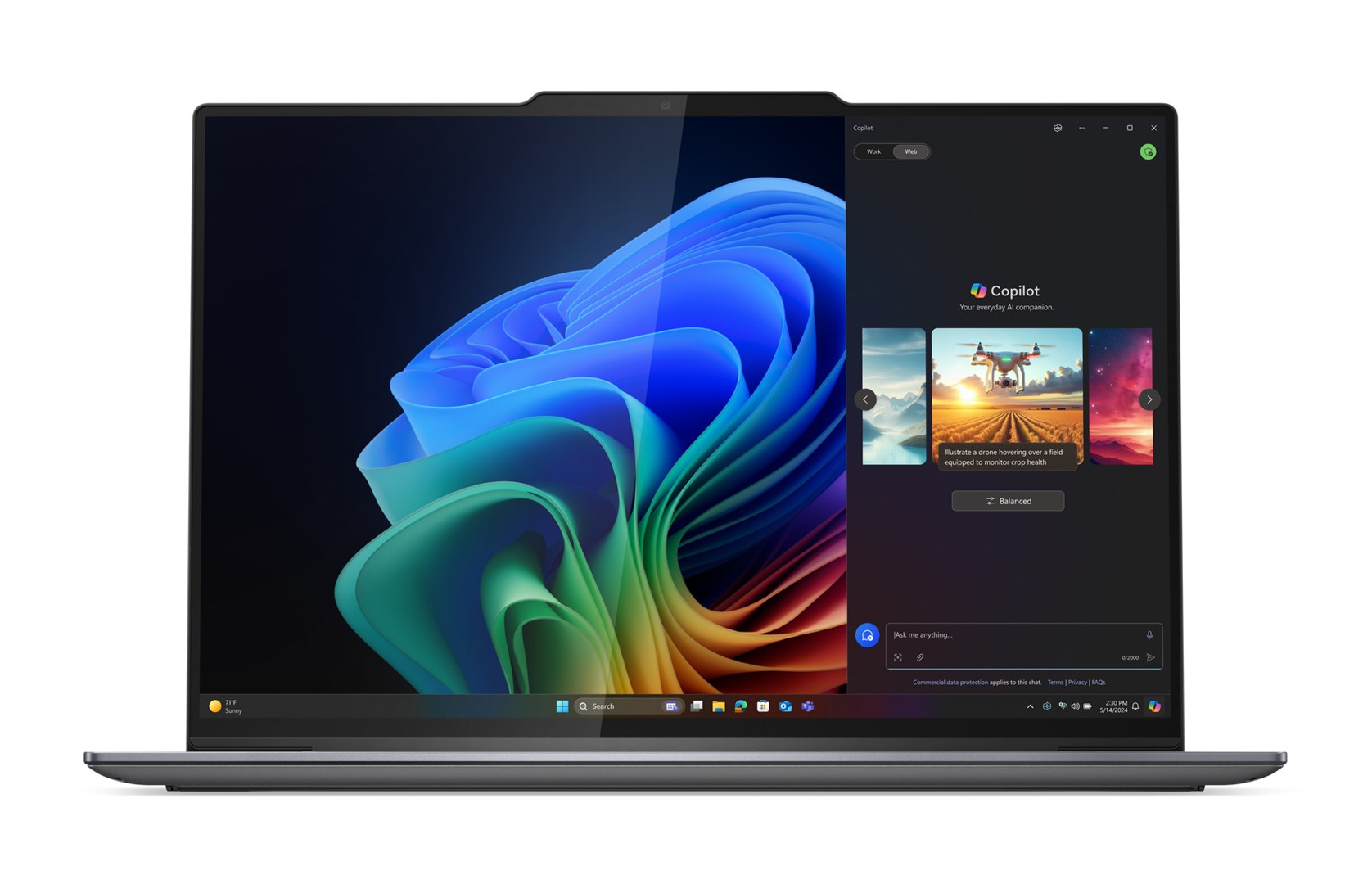 Laptop Lenovo ThinkPad X9-14 Gen 1 Copilot+ PC, 14", Intel Core Ultra 7 258V, 32GB LPDDR5x-SDRAM, 1TB SSD, Intel Arc Graphics 140V, i hirtë