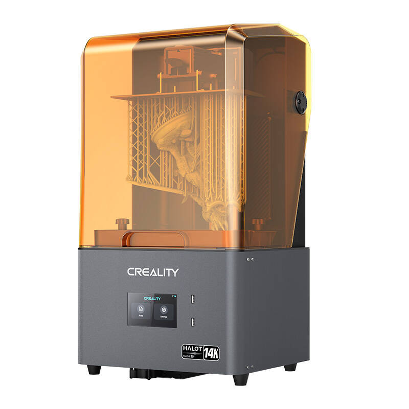 Printer 3D me resin Creality Halot Mage S, 14K, ekran me prekje, portokalli