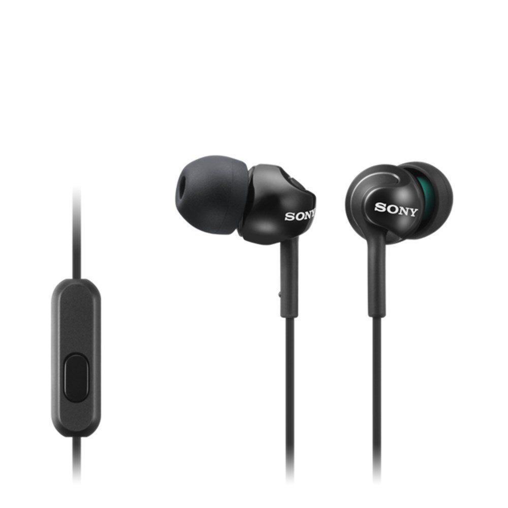 Kufje Sony MDR-EX110APB, të zeza