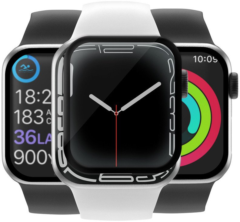 Mbrojtës ekrani JCPal 3D Armor për Apple Watch Series 4 5 6 SE 40mm, transparencë e lartë, rezistent ndaj gërvishtjeve