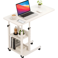 Tavolinë lëvizëse Mozos BLD-WH për laptop dhe projektor, me rrota, e bardhë