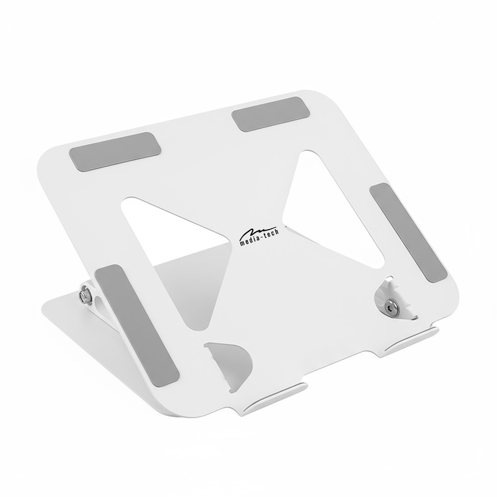 Mbajtëse laptopi Mediatech LAPTOP STAND MT2661W, për 10-17", e rregullueshme, ergonomike