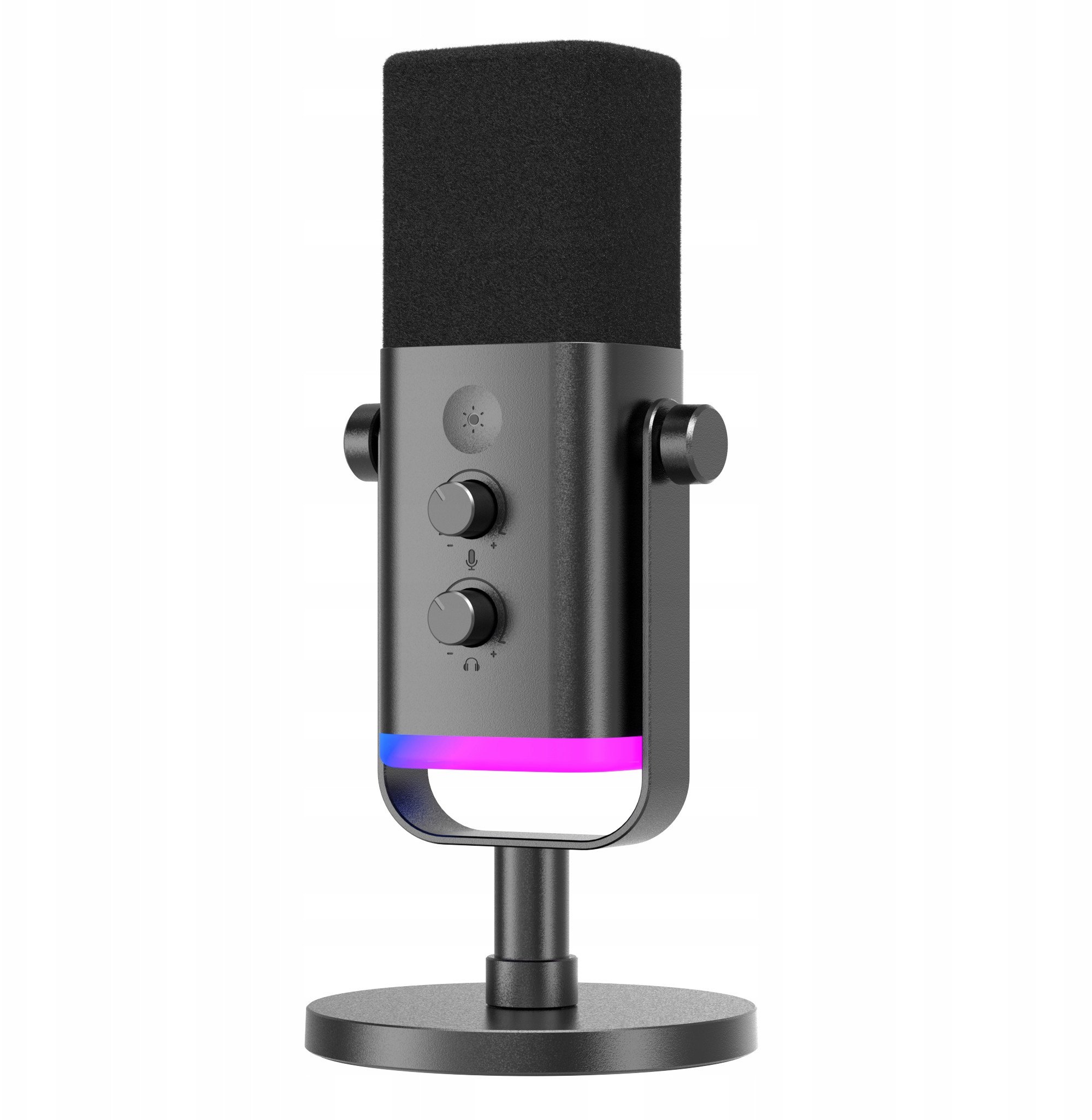 Mikrofon Fifine për streaming, dinamik, USB, i zi