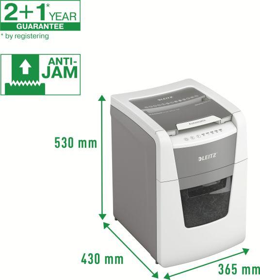 Grirëse letrash Leitz, Small Office 100, P5 P-5, e bardhë