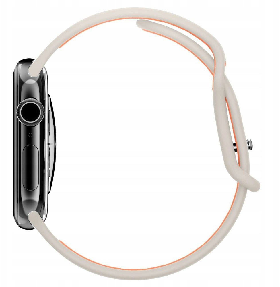 Rrip ore inteligjente Spigen Nano Pop për Apple Watch 6 7 8 9 10 SE, 40 41 42 mm, portokalli