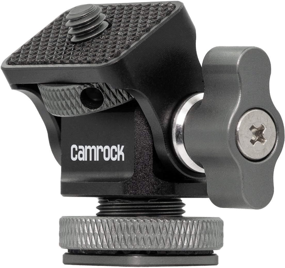 Mbajtës multifunksional Camrock Z3, montim cold shoe, filetë 1/4", i zi