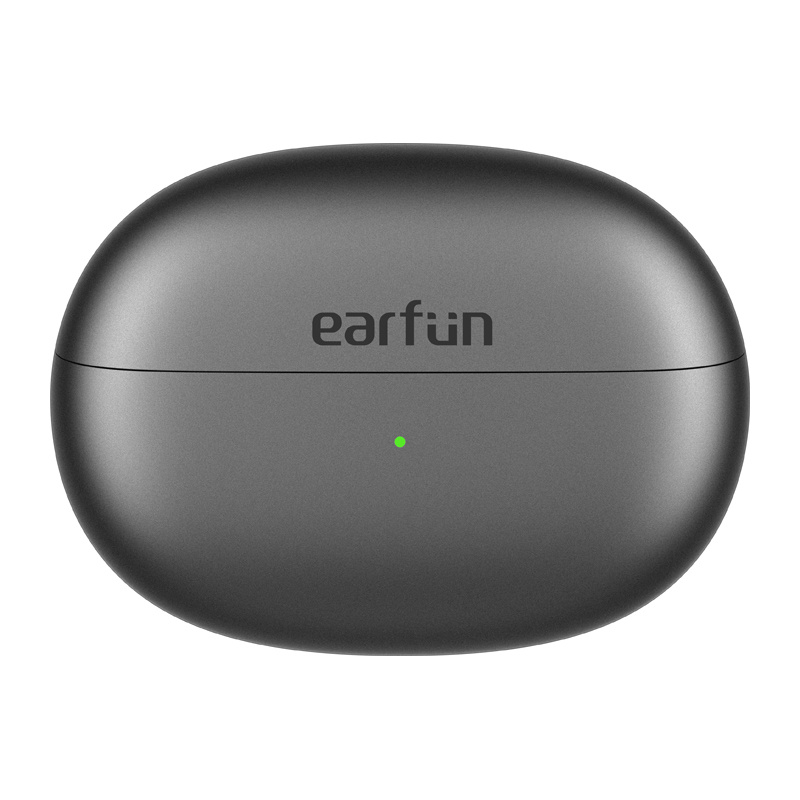 Kufje wireless EarFun Clip, dizajn i hapur, me kuti karikimi, gri argjendi