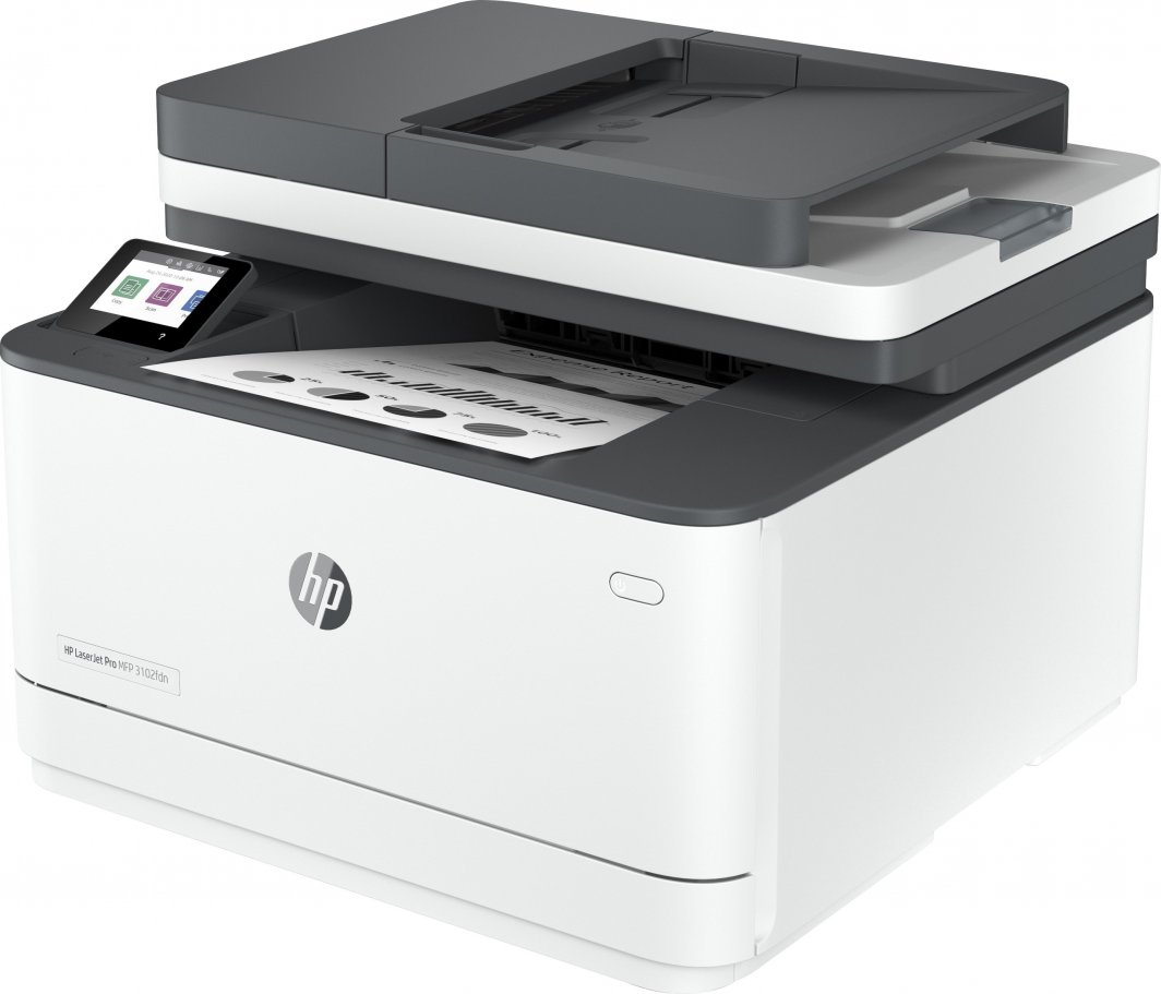 Printer HP LaserJet Pro 3102fdn, i bardhë