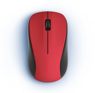 Maus Hama MW-300 V2, wireless, optik 1200 DPI, i kuq e zi