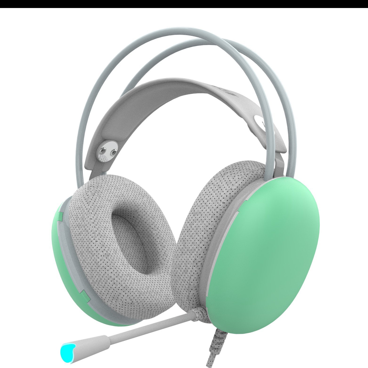 Kufje gaming Inca IGK-X8S RGB, me kabllo, over ear, gri