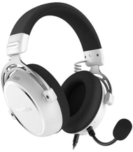 Kufje gaming me kabllo Hator Hypergang 3, 3.5mm, mikrofon i shkëputshëm, të bardha