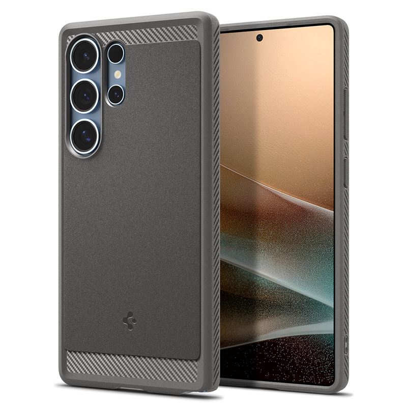 Mbrojtëse Spigen Rugged Armor Mag për Galaxy S25 Ultra, e hirtë