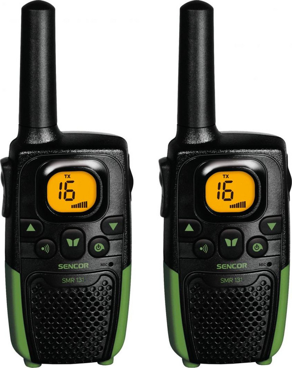 Radio Walkie-talkie Sencor SMR 131, të zeza