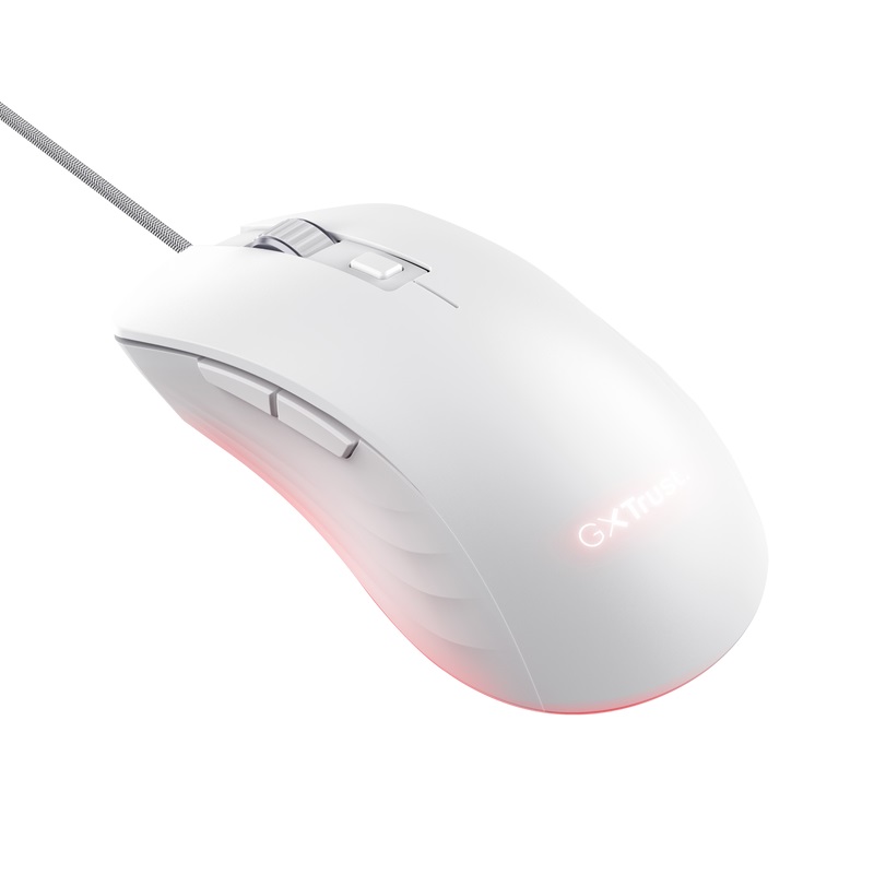 Maus Trust GXT924W YBAR, 25 600 DPI, i bardhë