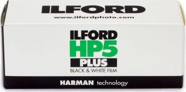 Film fotografik Ilford HP5 Plus 400, bardh e zi, ISO 400