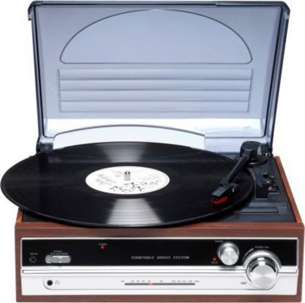 Gramafon Denver VPR-190, retro, radio FM, dru