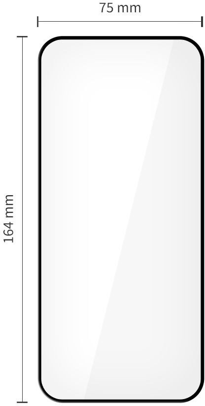 Xham mbrojtës Tech-Protect Glass Fit+, për Xiaomi Redmi 15 4G 5G, set 2 copë, transparent