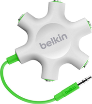 Ndarës audio Belkin Rockstar F8Z274BT, 5x 3.5mm, i bardhë