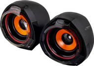 Esperanza RUMBA USB 2.0 Звучници, Црно/Портокалово