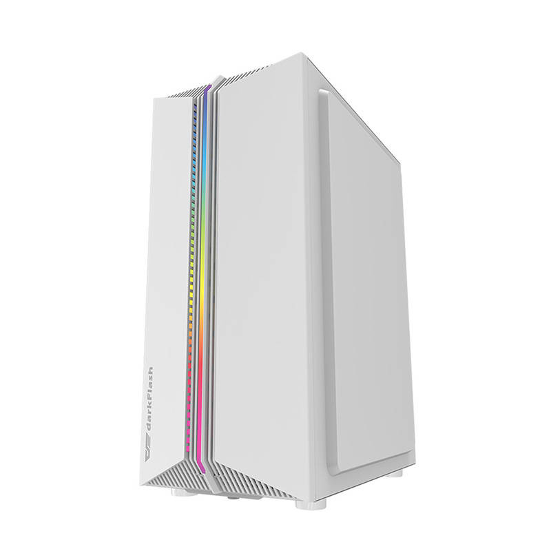 Kabinet kompjuteri Darkflash DK151, ATX Mid Tower, ARGB, i bardhë