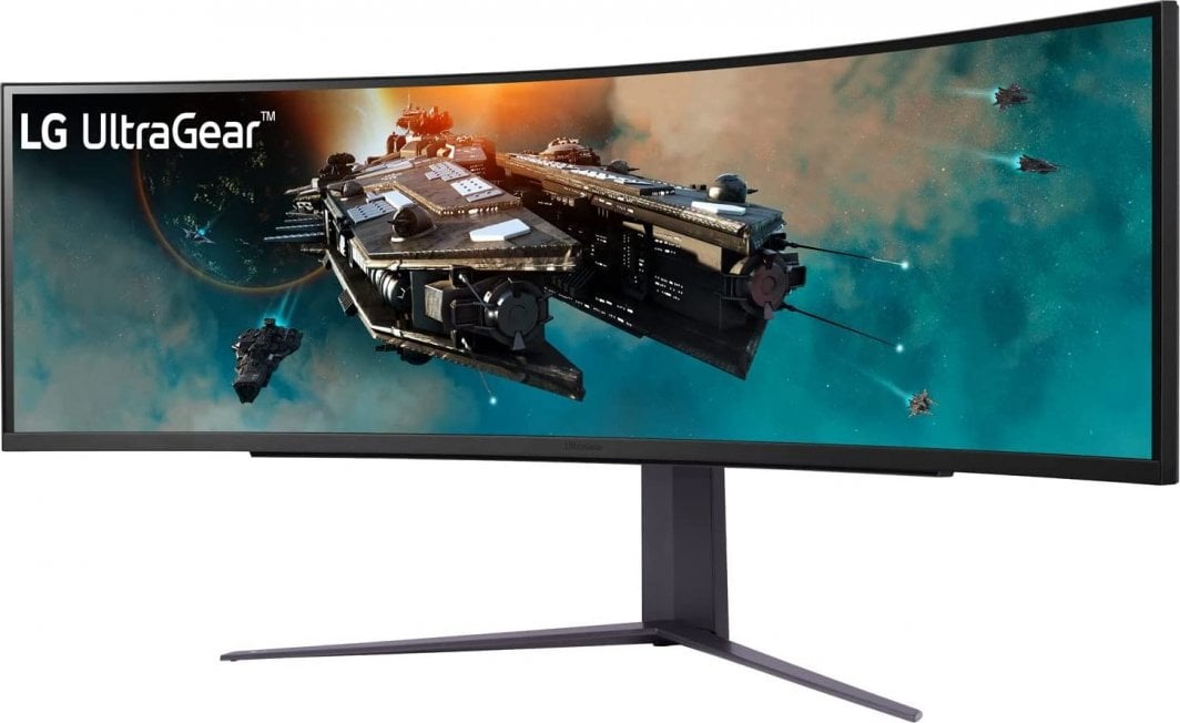 Monitor LG UltraGear 49GR85DC-B, 49", QHD, i zi