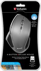 Maus Verbatim Deluxe, wireless, USB, i zi dhe i hirt