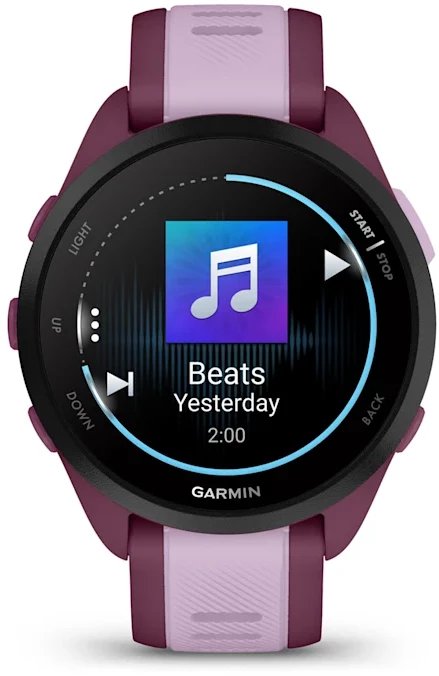 Ora smart Garmin Forerunner 165 Music, 43mm AMOLED, GPS, berry lejla