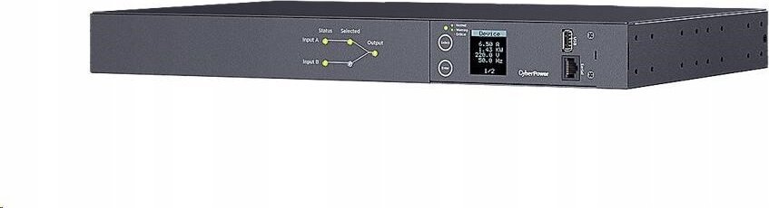 Njësi shpërndarëse energjie CyberPower PDU24005, 10 porta AC, 1U, e zezë