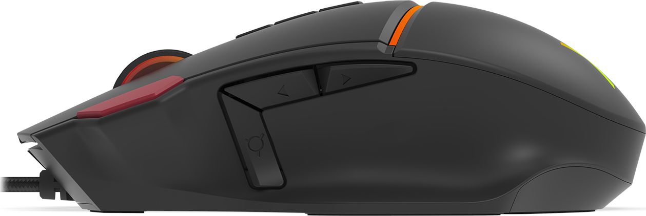 Maus gaming Krux Fuze Pro KRX0074, me tela, RGB, i zi