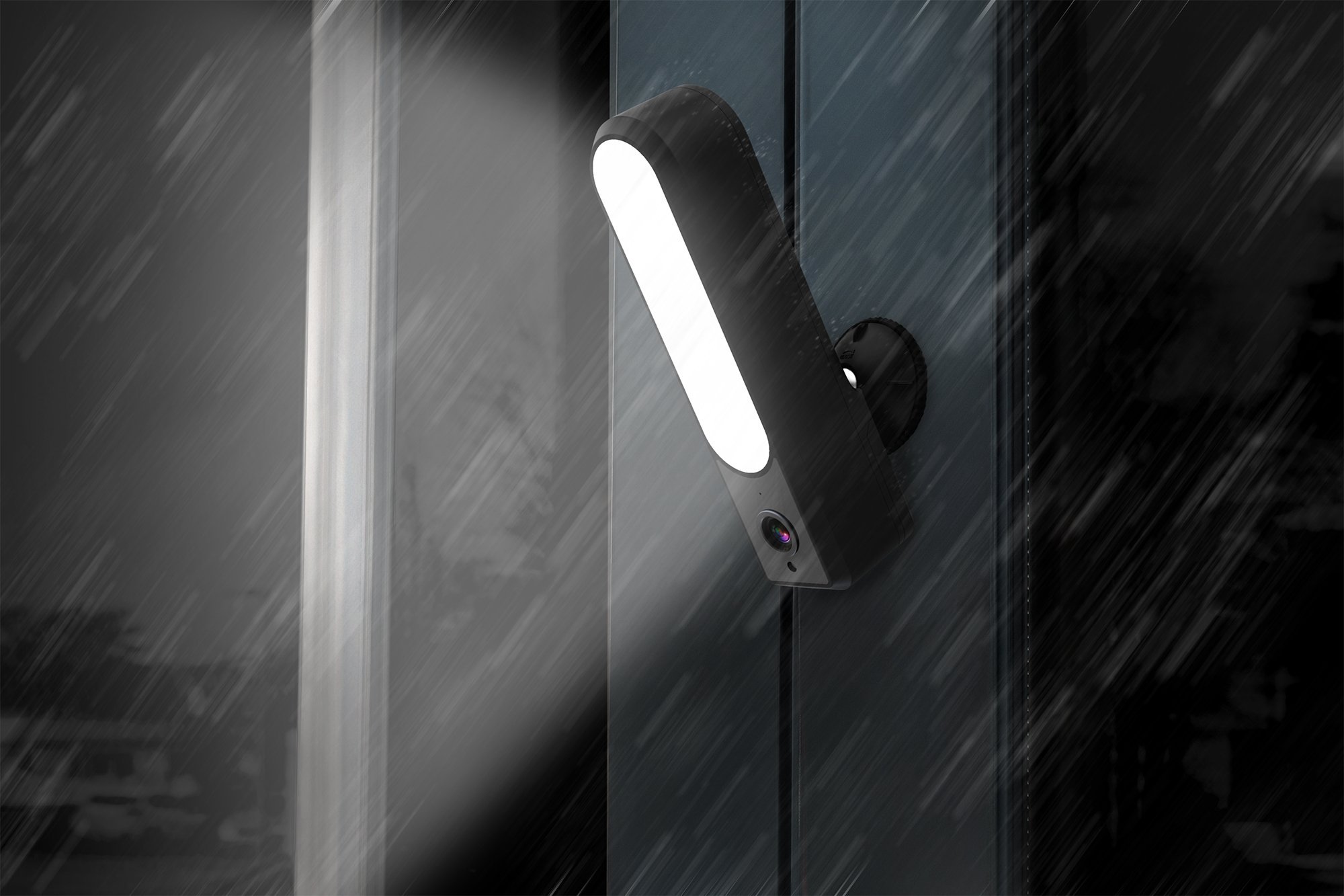 Kamerë IP Digitus DIGITUS, Full HD 1080p, WiFi, LED floodlight, e bardhë
