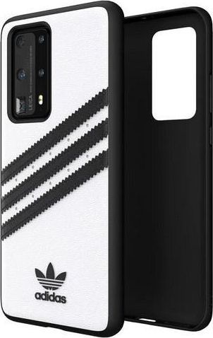 Mbrojtëse Adidas OR PU SS20 për Huawei P40, e zezë / bardhë