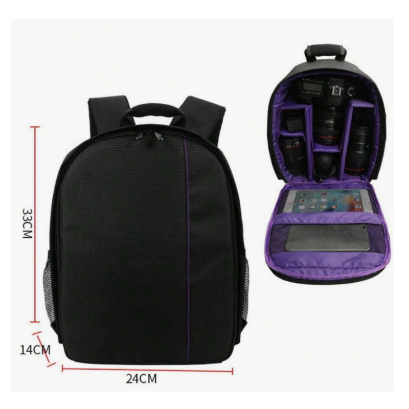 Camera Backpack with Customizable Interior (Waterproof)