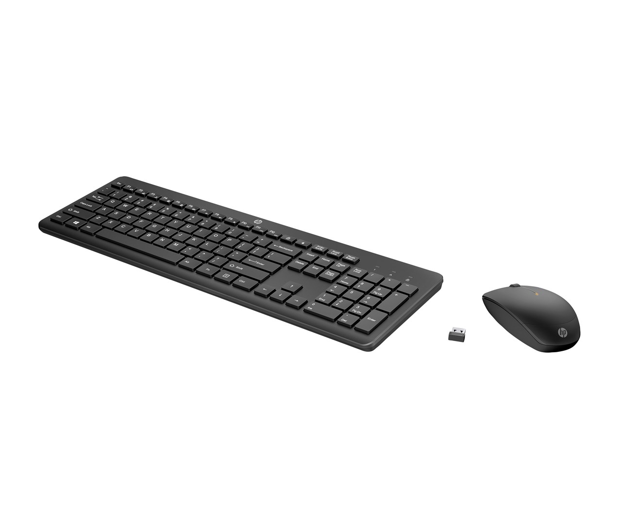 Set tastierë dhe maus HP 230 Wireless, 2.4GHz, i zi