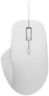 Maus Rapoo N500, optik 3600 DPI, USB, i bardhë
