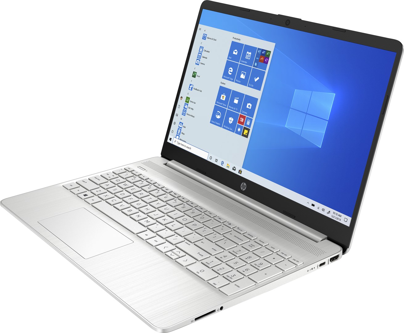 Laptop HP 15s-eq2134nw Laptop, 15.6", AMD Ryzen 7 5700U, 16 GB RAM, 512 GB SSD, i argjendtë