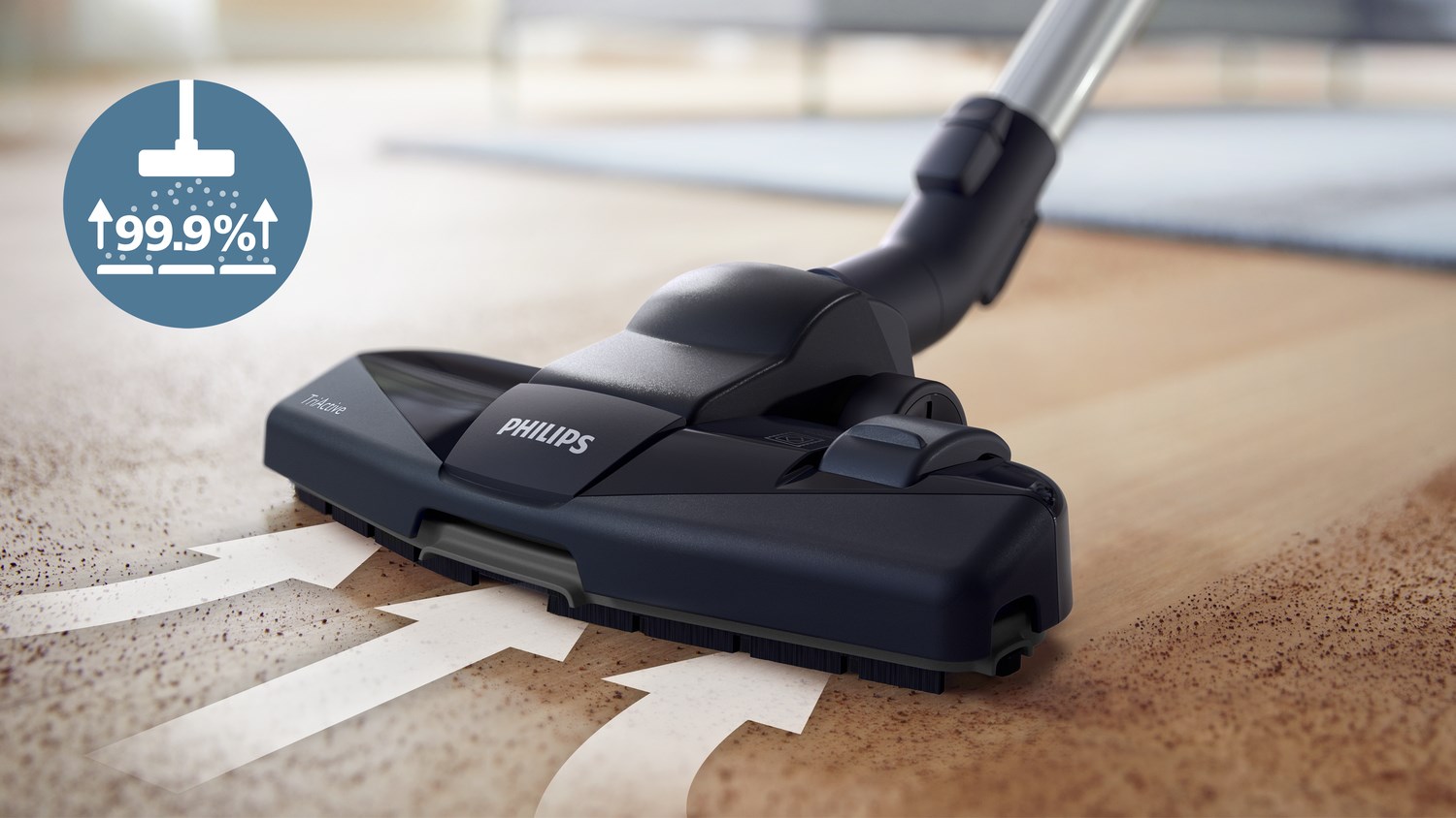 Fshesë me korent Philips PowerPro Compact FC9331/09, 900W, depozitë 1.5L, e zezë