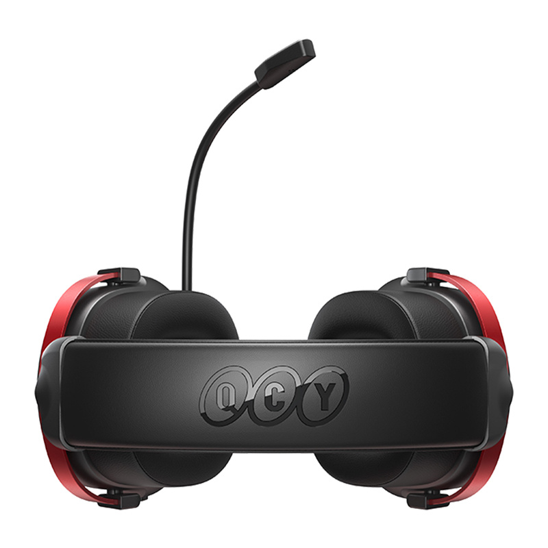Kufje gaming me kabllo QCY VN200 Pro, 7.1 surround, driver 40mm, të zeza me të kuqe 3
