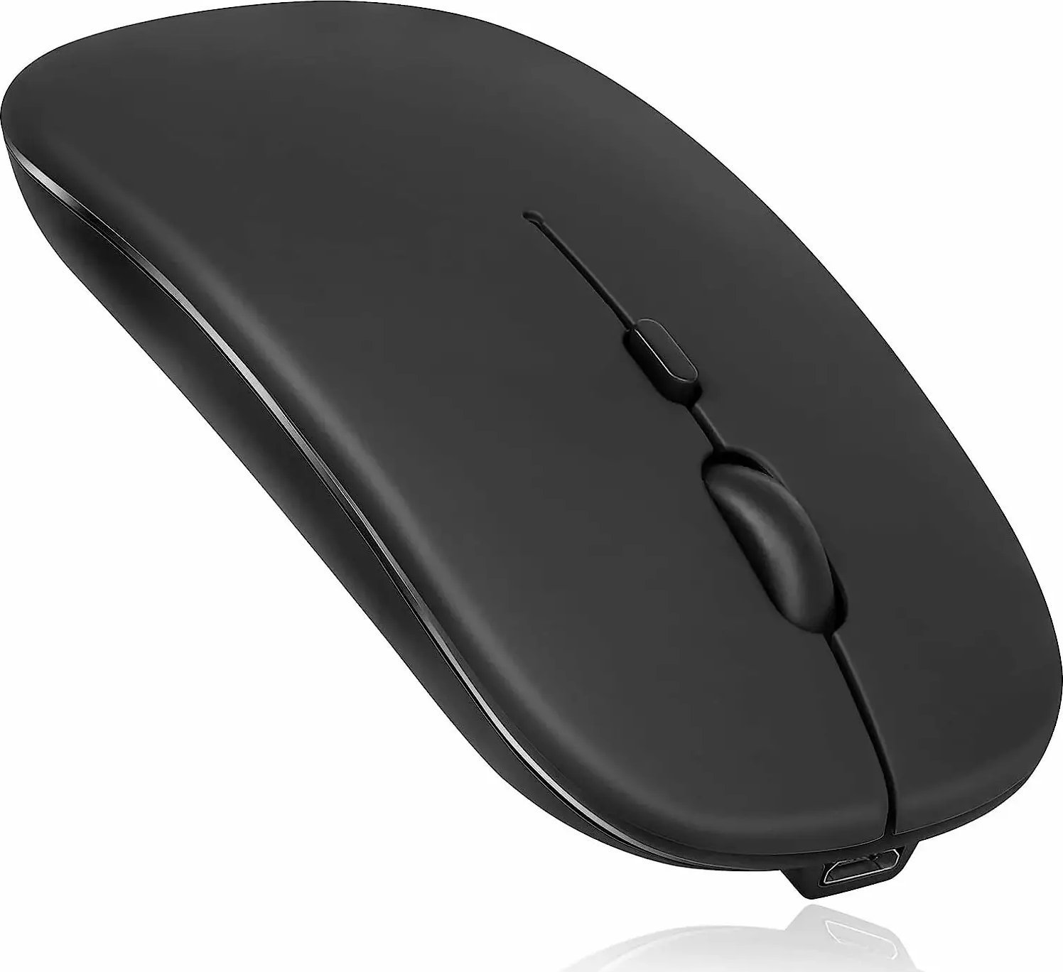 Mouse pa tela RoGer PM33, 1600 DPI, i rikarikueshëm, i zi
