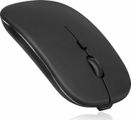 Mouse pa tela RoGer PM33, 1600 DPI, i rikarikueshëm, i zi