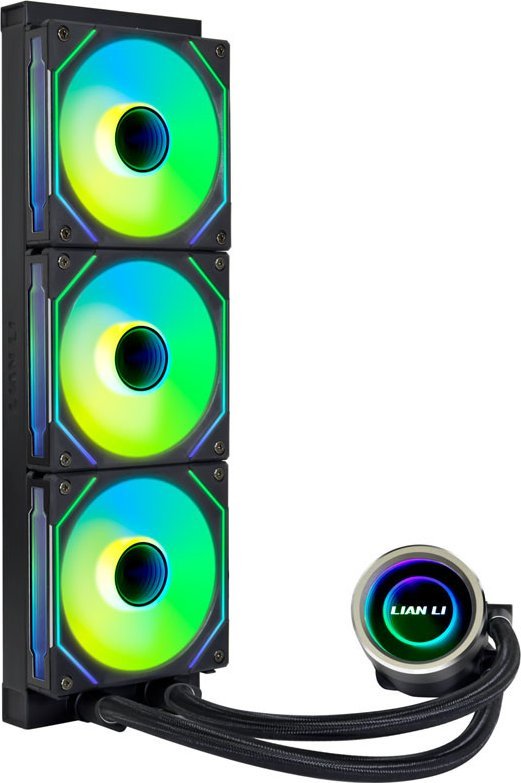 Sistem ftohës me ujë Lian Li Galahad II Trinity SL-INF 360, radiator 360 mm, ARGB, i zi