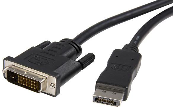 Kabllo StarTech DisplayPort - DVI-D, 3m, e zezë