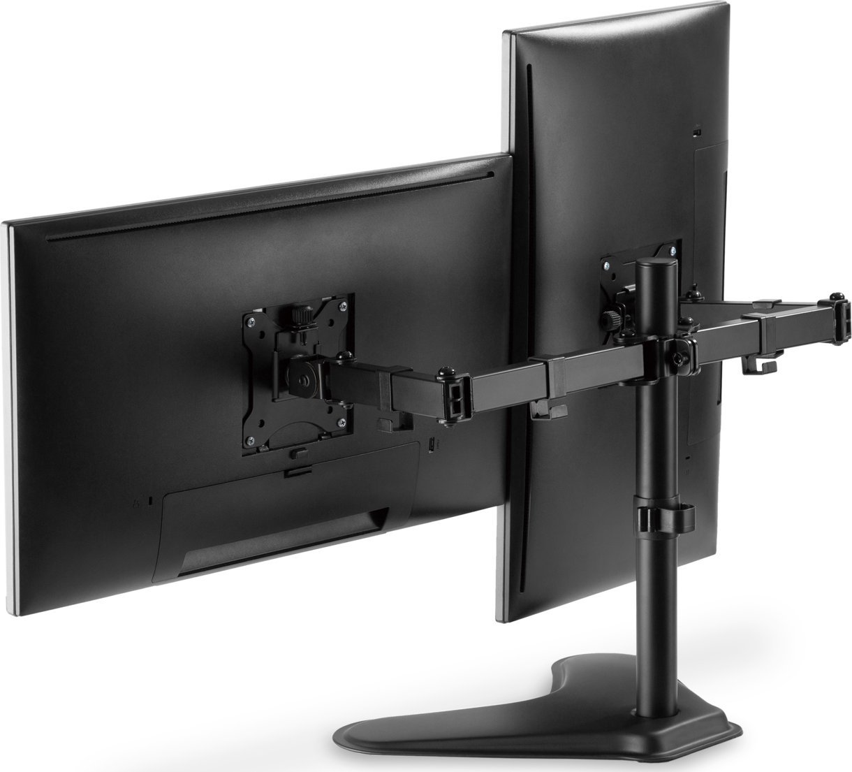 Држач за монитор за маса Digitus DA-90401, за 2 монитори 15"-32", 8 kg, црна