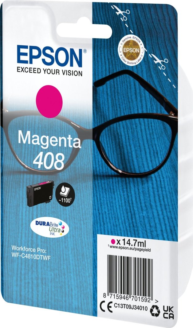 Kasetë boje Epson C13T09J34010, magenta, rendiment standard, origjinale